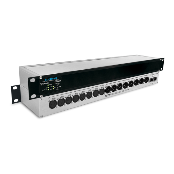 Sonifex AVN-AO8R Manual