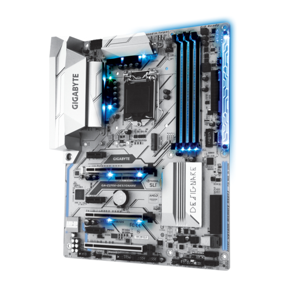 Gigabyte GA-Z270X-DESIGNARE User Manual