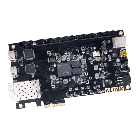 Alinx ARTIX-7FPGA Signal Memory Manuals