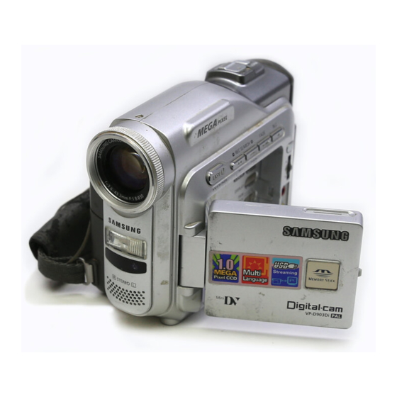 Samsung VP-D903 Owner's Instruction Book