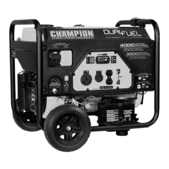 Champion 100397 Operator's Manual
