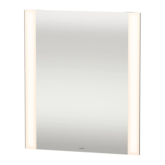 DURAVIT LM 7885 Mounting Instructions