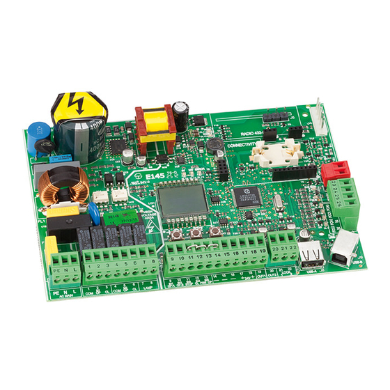 FAAC E145 Quick Manual