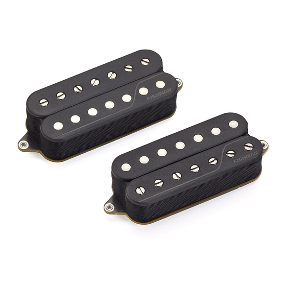 Fishman FLUENCE KEITH MERROW Installation Manual
