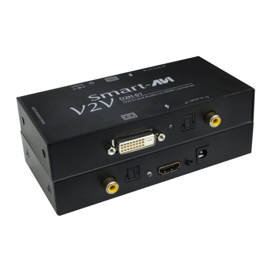 SMART-AVI V2V series Installation Manual