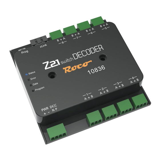 ROCO Z21 SWITCH DECODER MANUAL Pdf Download ManualsLib