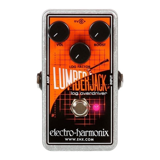 ELECTRO-HARMONIX LUMBERJACK MANUAL Pdf Download | ManualsLib