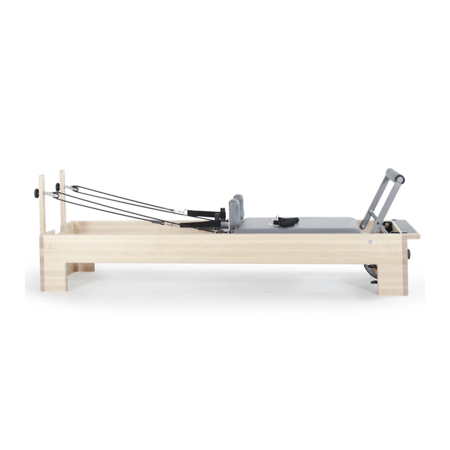 Cleaning And Maintenance - Balanced Body Studio Reformer Quick Start Manual  [Page 4] | ManualsLib