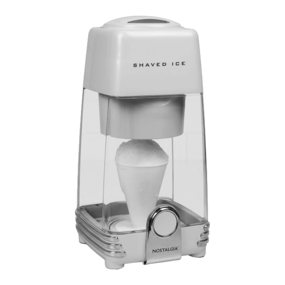 NOSTALGIA IS2 SERIES INSTRUCTIONS AND RECIPES MANUAL Pdf Download