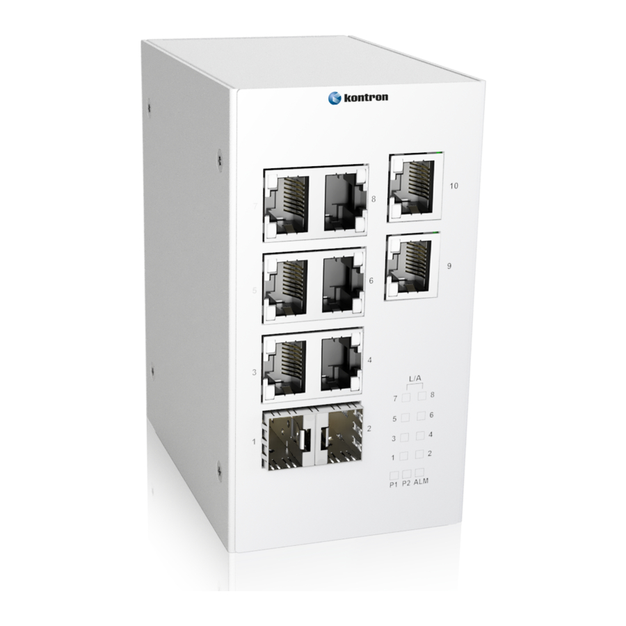 S&T Kontron KSwitch D4 MM Ethernet Switch Manuals