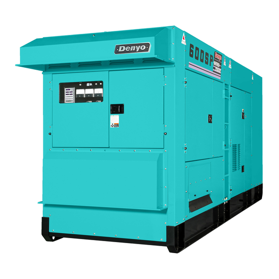User Manuals: Denyo DCA-600SPK Diesel Generator