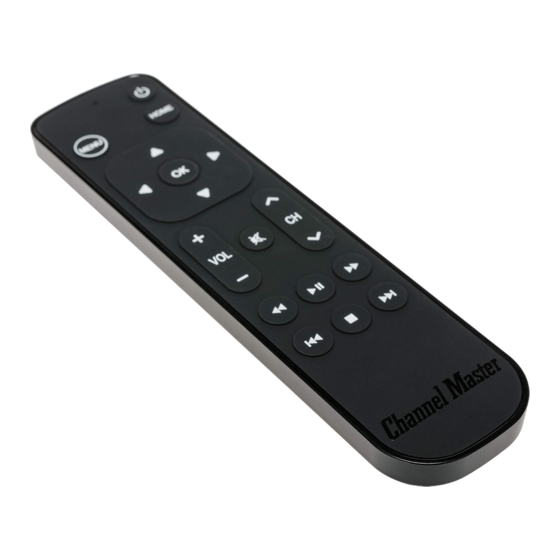 Channel Master Simple Remote CM-7000XRC Instruction Sheet