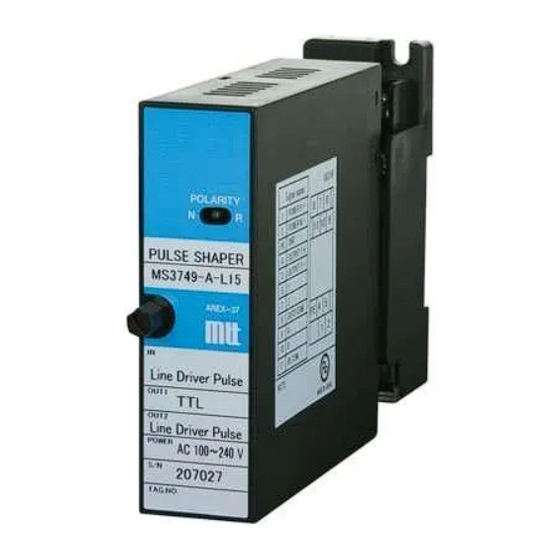 MTT MS3749 User Manual