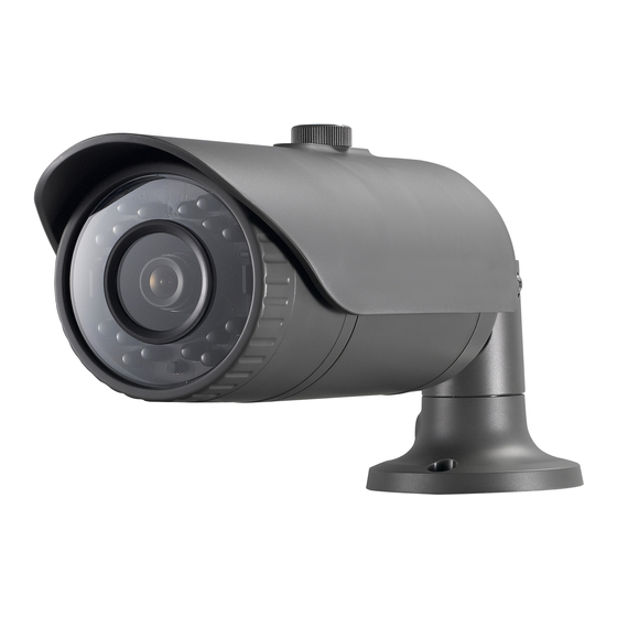 Wisenet SNO-6011R Quick Manual