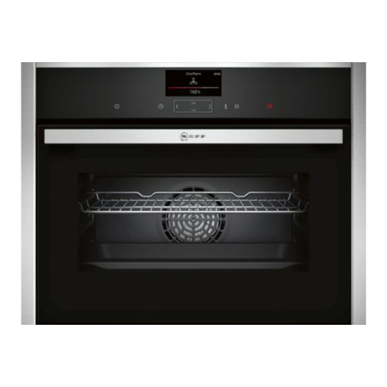 NEFF C27CS22 0B Series Instruction Manual