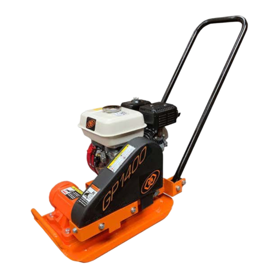 MBW GP1400 Operator's Safety And Service Manual