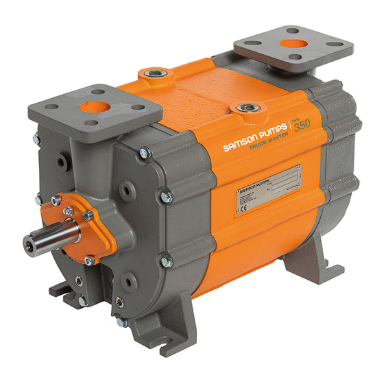 SAMSON PUMPS TRUCK MASTER 350 Instruction Manual