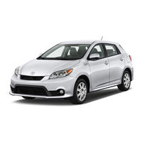 Toyota Matrix 2012 Warranty & Maintenance Manual