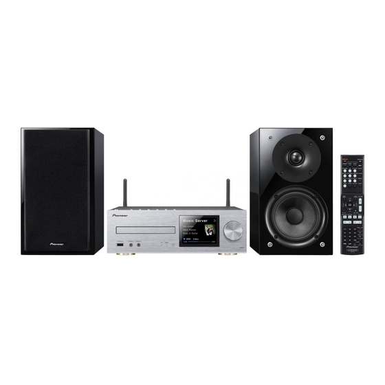 Pioneer X-HM82-S Quick Start Manual