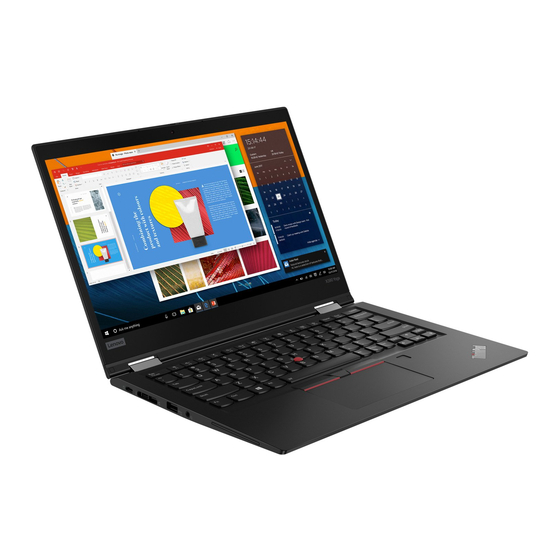 Lenovo ThinkPad X390 Manuals