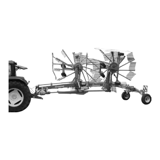 Krone Swadro 810 Operating Instructions Manual