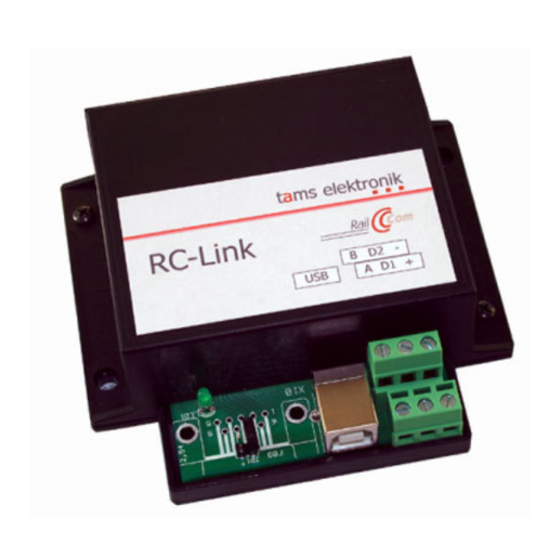 tams elektronik RC-Link Manuals