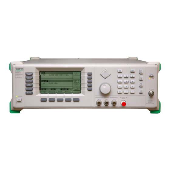 Wiltron 681XXB Series Operation Manual