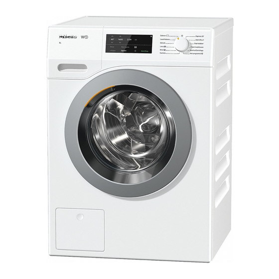 Miele WEG 365 Excellence Washing Machine Manuals