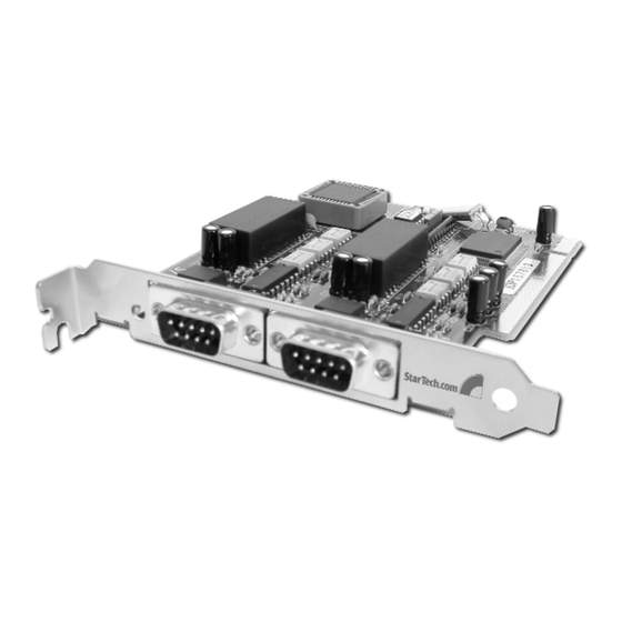 StarTech.com PCI4S422ISO Manuals