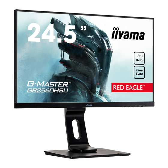 Iiyama G-Master GB2560HSU User Manual