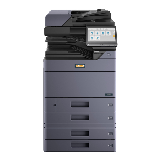 Utax 3508ci Quick Manual