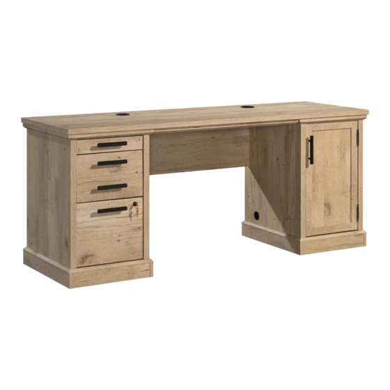 Sauder worksense MASON PEAK Credenza 427805 Manual