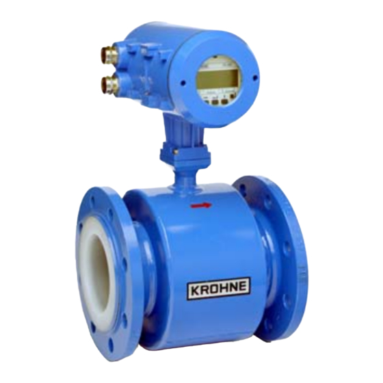 KROHNE IFC 090 Supplementary Installation And Operating Instructions
