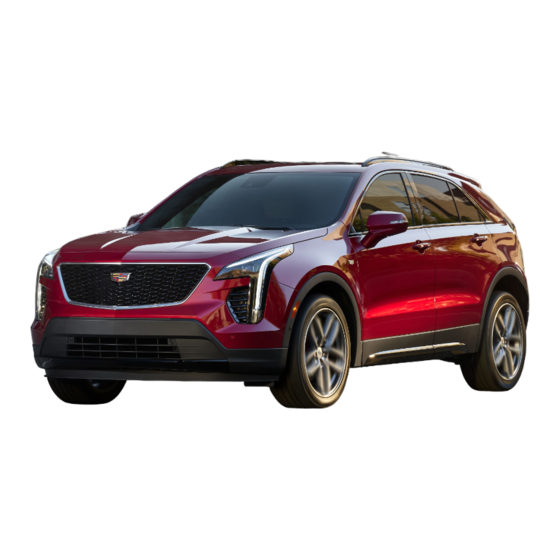 Cadillac XT4 2022 Convenience/Personalization Manual