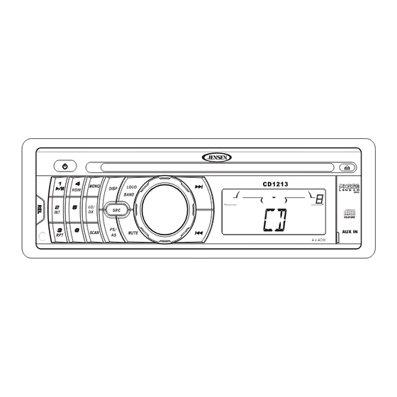 Jensen Phase Linear CD1213 Owner's Manual