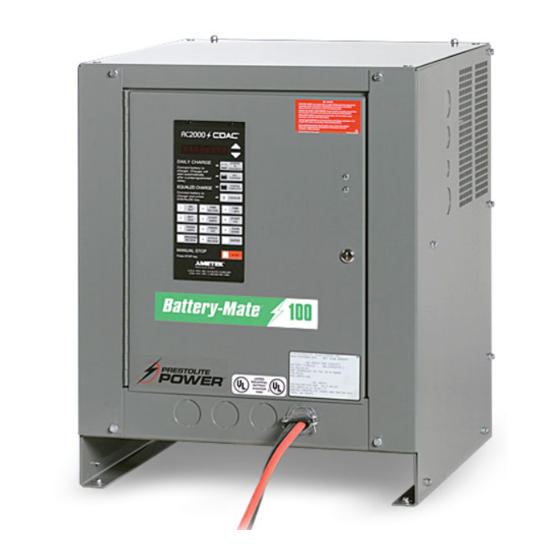 AMETEK/PRESTOLITE POWER BATTERY-MATE 100 Owner's Manual