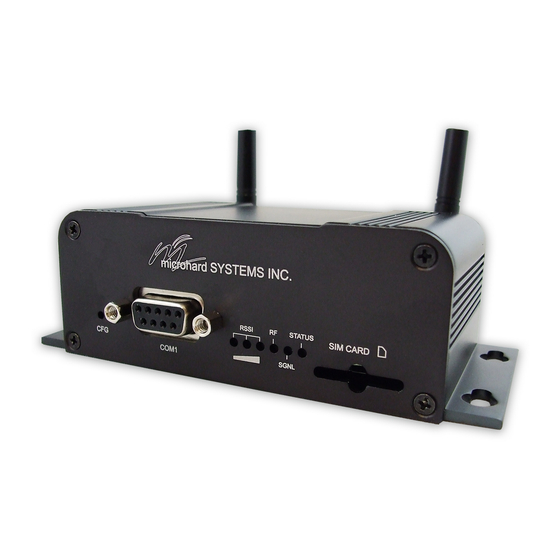 Microhard Systems IPN4G Operating Manual
