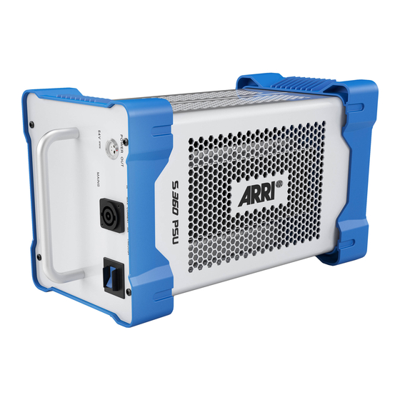 ARRI Skypanel PSU S360 Manuals