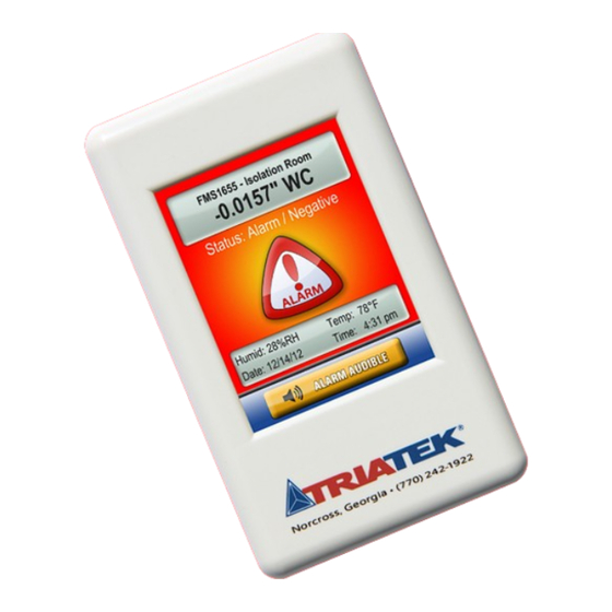 TRIATEK FMS-1655 Installation Manual