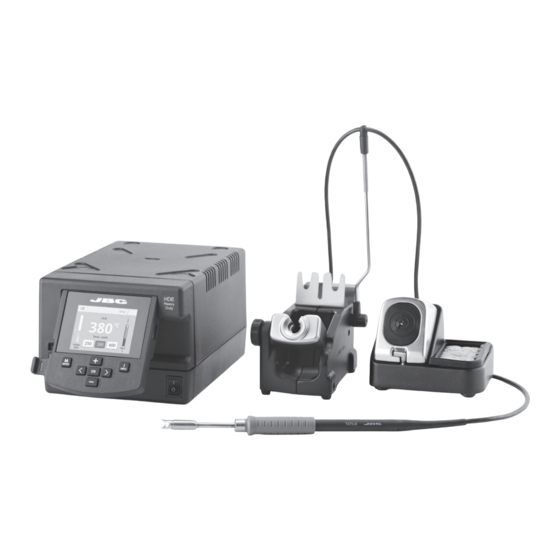 jbc HDE-B Series Instruction Manual