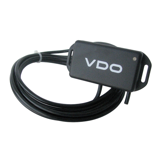 VDO GPS Speed Sender Instruction Sheet