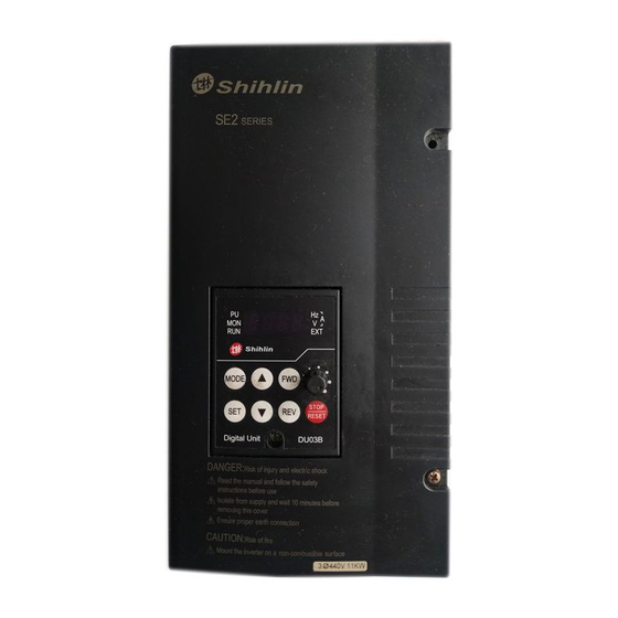 Shihlin SE2 Series Manuals