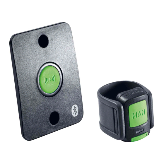 Festool CT-F I Quick Start Manual