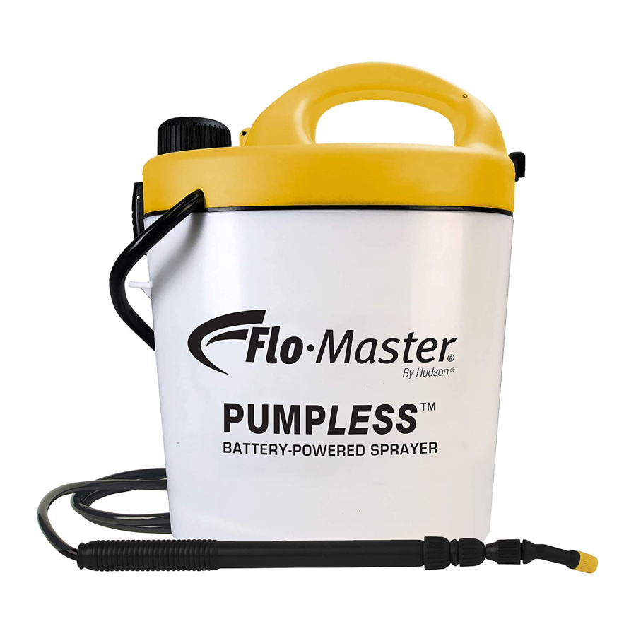 Hudson Flo-Master 13581L/5BPL Operating Instructions