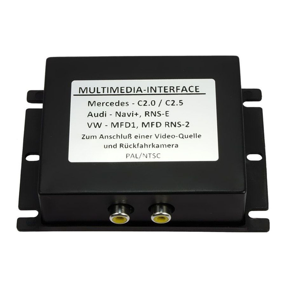 Car-Interface.com C1-MFD1 Quick Start Manual