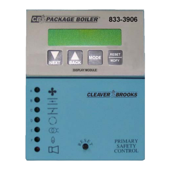 CleaverBrooks CB120Z Manuals