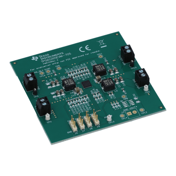 Texas Instruments TPS65265EVM-705 User Manual