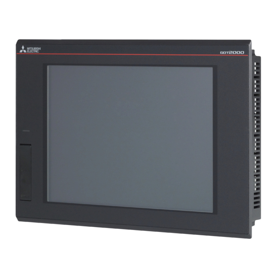 Mitsubishi Electric GT2710-STBA Installation Manual