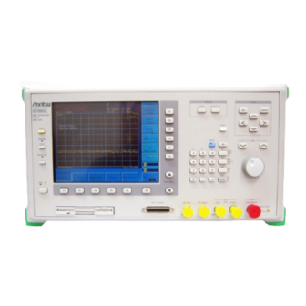 Anritsu MT8801C Operation Manual