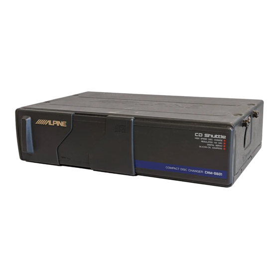 Alpine CHM-S601 Owner's Manual